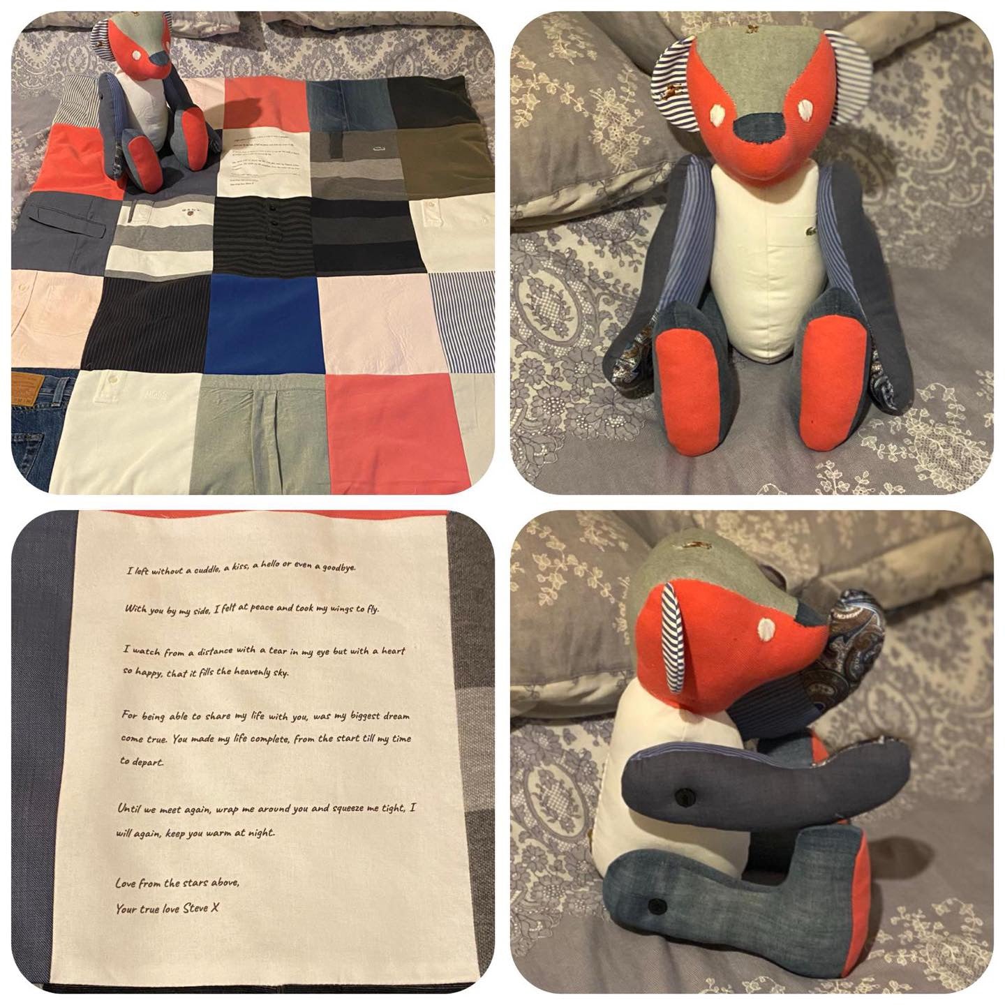 Vintage Jointed Memory Bear